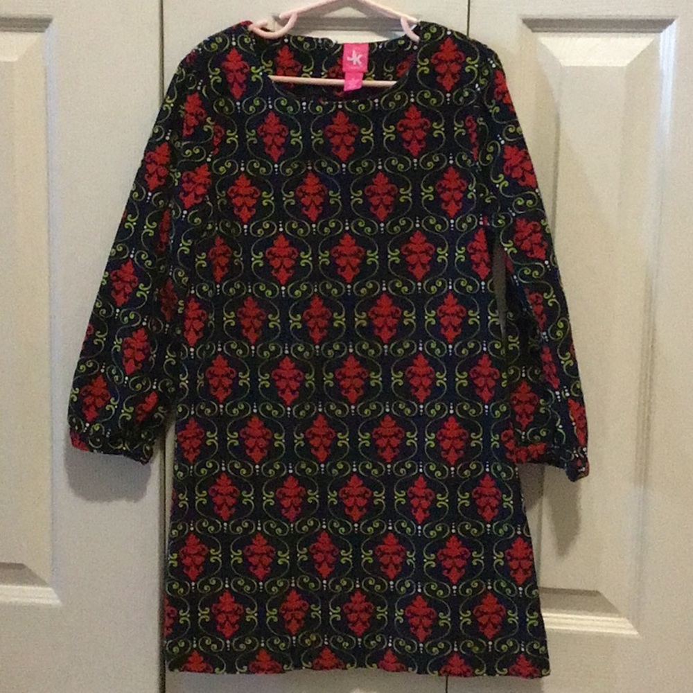Girls long sleeve corduroy dress